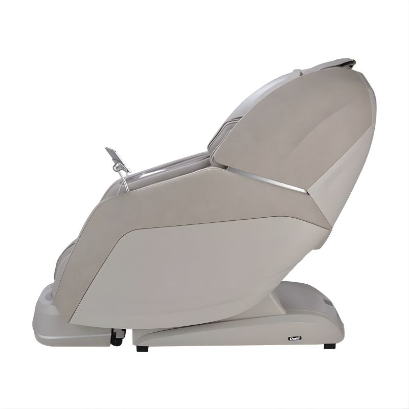 Osaki 4D + 3D Manhattan Duo - Electric Chair Massager - Taupe chair second left side view