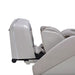 Osaki 4D + 3D Manhattan Duo - Electric Chair Massager - Taupe chair leg room left side view