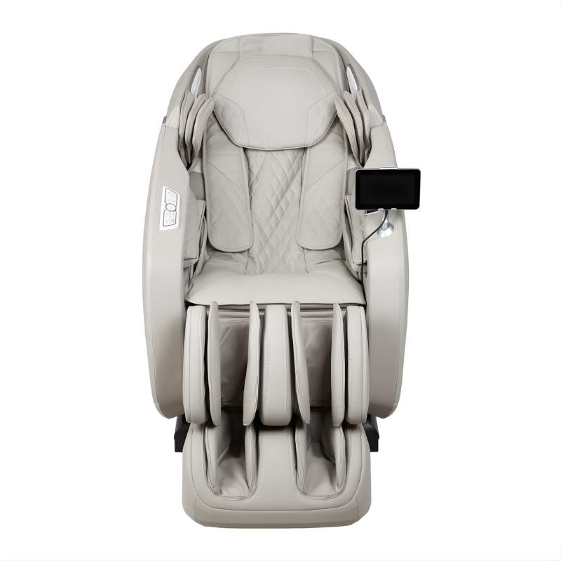 Osaki 5D+4D Kairos Duo - Electric Chair Massager - Taupe chair front view