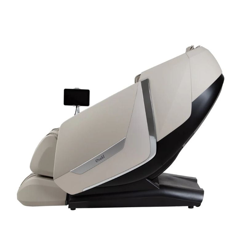 Osaki 5D+4D Kairos Duo - Electric Chair Massager - Taupe chair second left side view