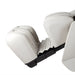 Osaki 5D+4D Kairos Duo - Electric Chair Massager - Taupe chair leg room left side view