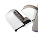 Osaki JP-Nexus 4D - Electric Chair Massager - Taupe chair leg room left side view