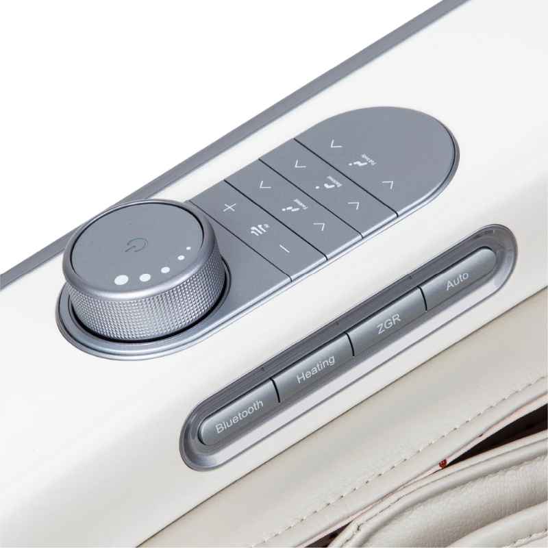 Osaki JP-Nexus 4D - Electric Chair Massager - Taupe chair touch control top view