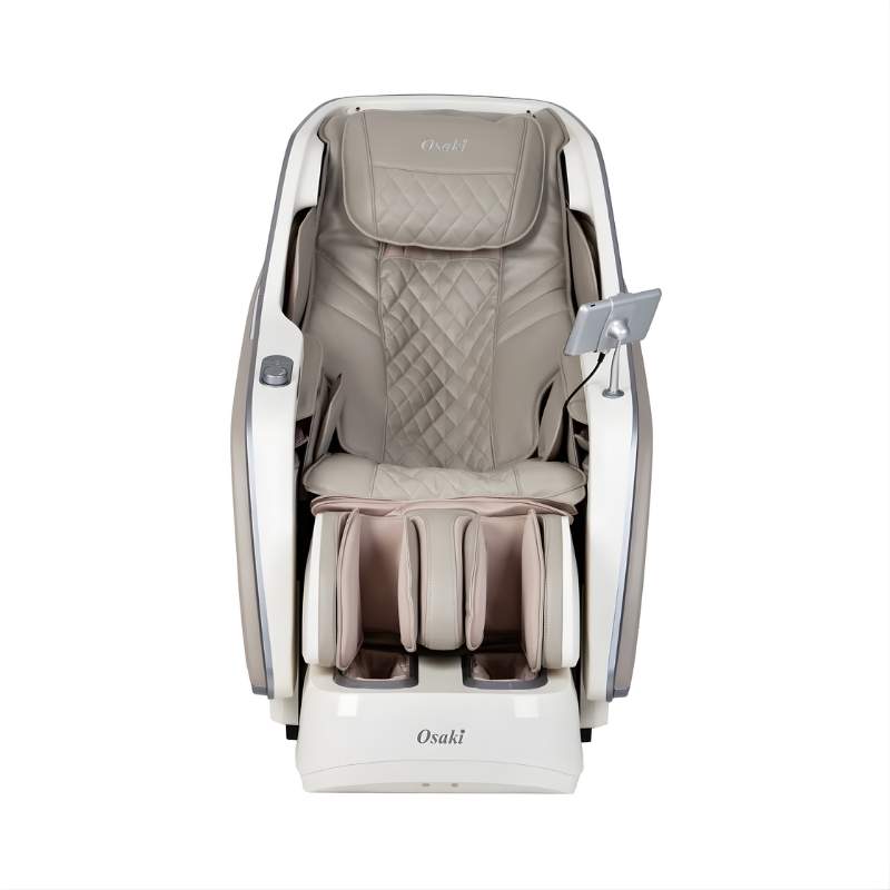 Osaki JP-Nexus 4D - Electric Chair Massager - Taupe chair front view