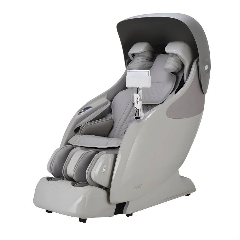 Osaki OP-Ai Xrest 4D - Electric Chair Massager - Taupe chair left side view