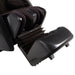 Osaki OP-Ai Xrest 4D - Electric Chair Massager - Brown chair leg room right side view
