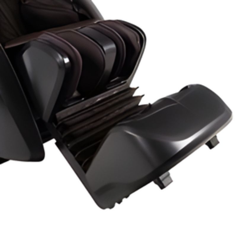 Osaki OP-Ai Xrest 4D - Electric Chair Massager - Brown chair leg room right side view