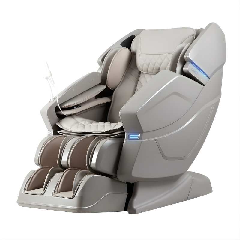 Osaki OS-3D Ai Vito - Electric Chair Massager - Taupe chair left side view