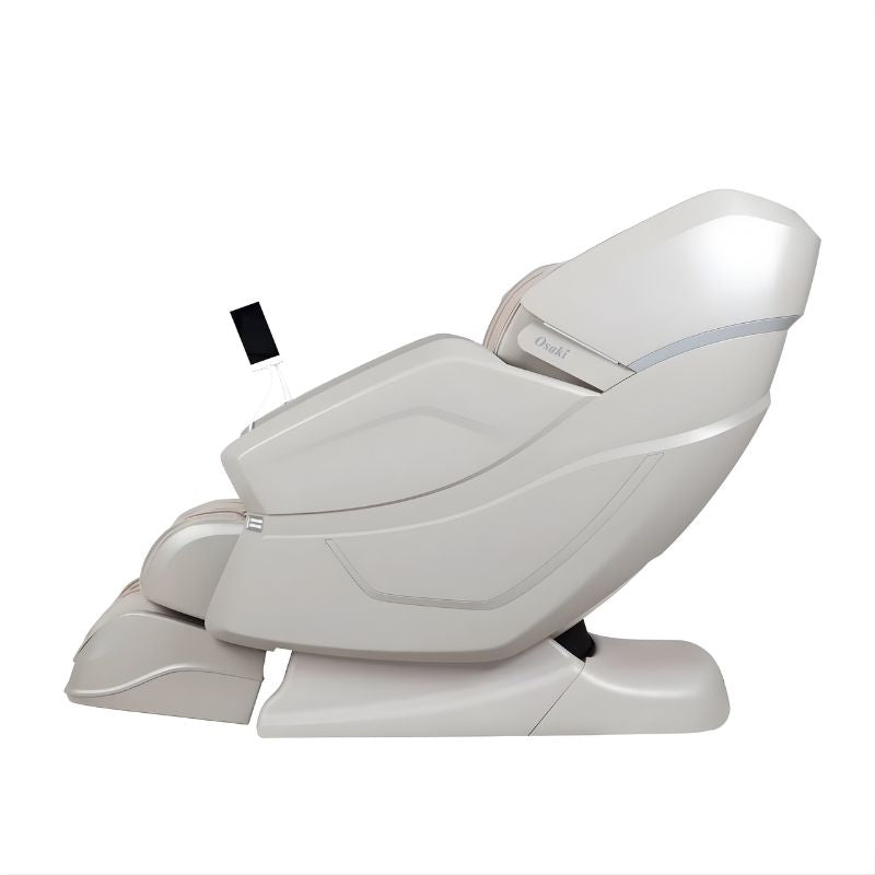 Osaki OS-3D Ai Vito - Electric Chair Massager - Taupe chair second left side view