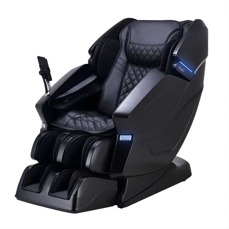 Osaki OS-3D Ai Vito - Electric Chair Massager - Black chair left side view