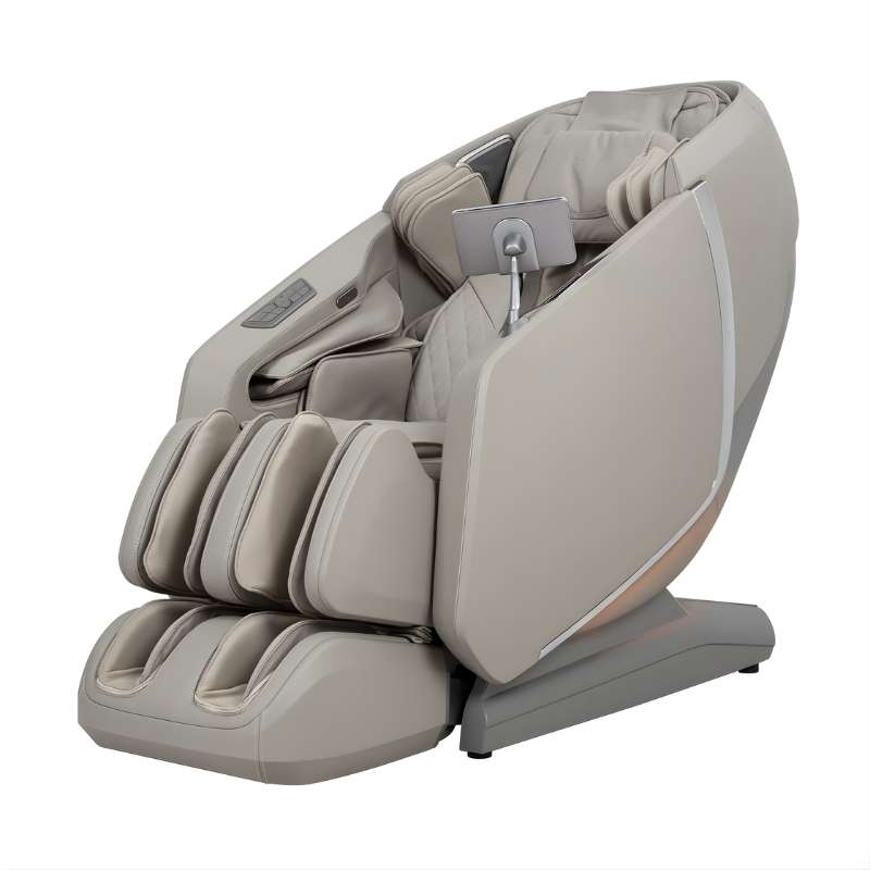 Osaki OS-Highpointe 4D - Electric Chair Massager - Taupe chair left side view