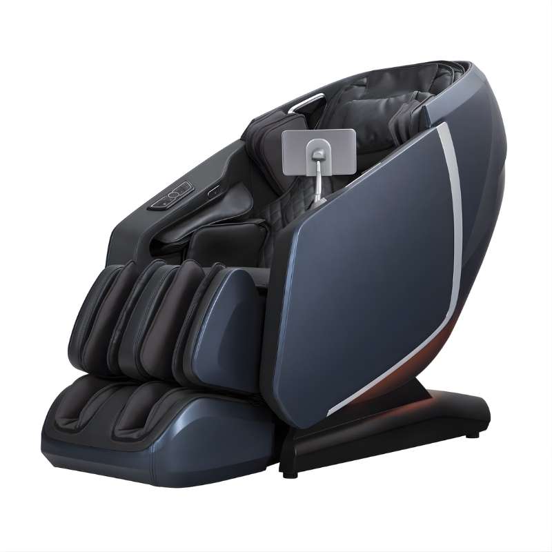 Osaki OS-Highpointe 4D - Electric Chair Massager - Blue chair left side view