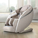 Osaki OS-Pro 4D+3D DuoMax - Electric Chair Massager - Taupe chair left side view indoor setting