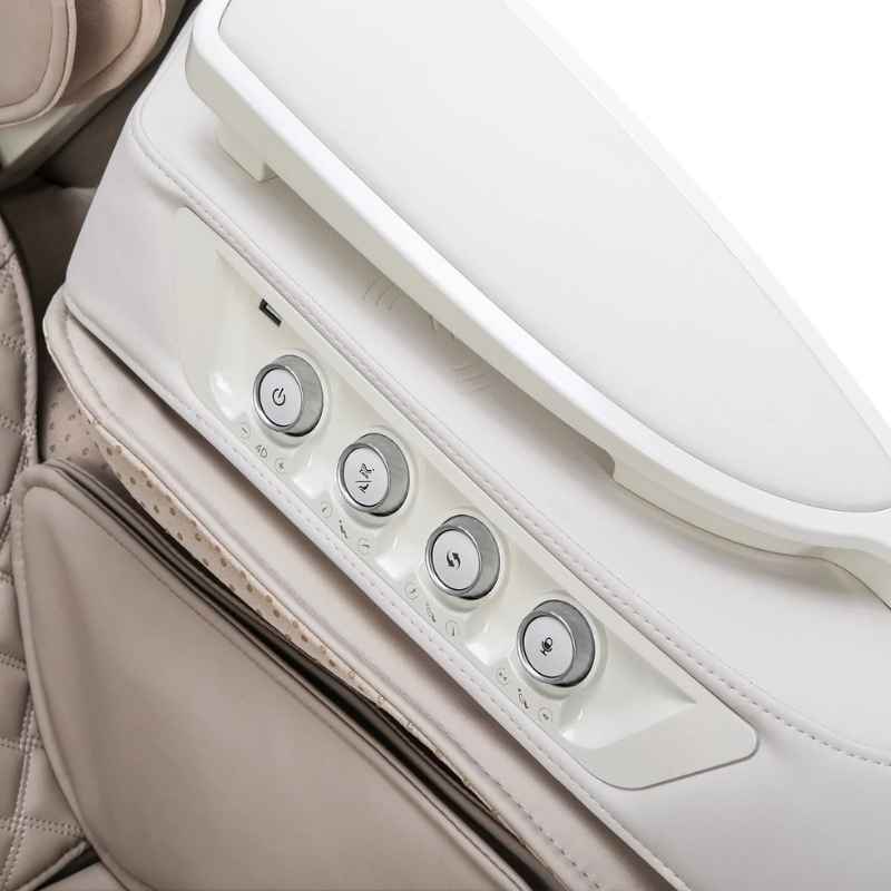 Osaki OS-Pro 4D+3D DuoMax - Electric Chair Massager - Side controls close up view