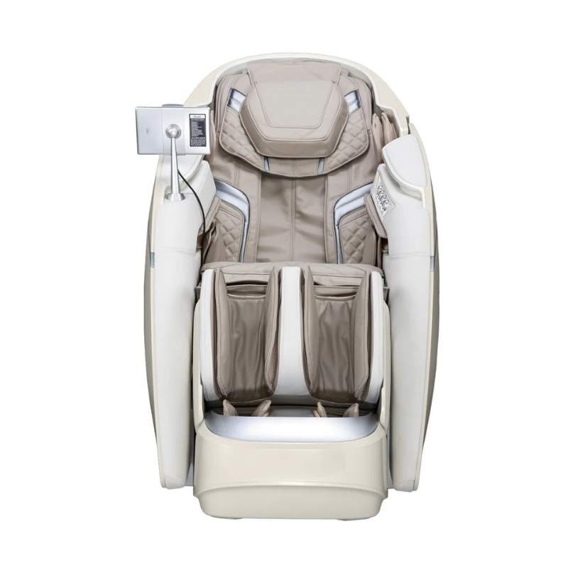 Osaki OS-Pro 4D+3D DuoMax - Electric Chair Massager - Taupe chair front view