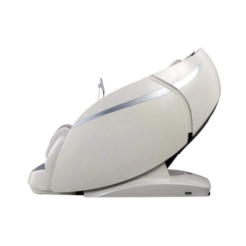 Osaki OS-Pro 4D+3D DuoMax - Electric Chair Massager - Taupe chair full left side view