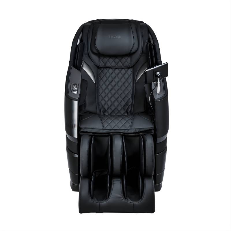 Osaki Titan TP-Epic 4D - Electric Chair Massager - Black chair front side view