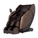 Osaki Ziva - Electric Chair Massager - Brown chair left side view