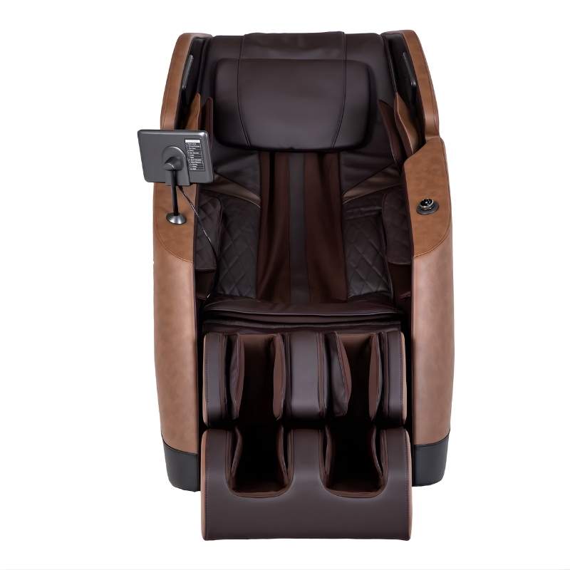 Osaki Ziva - Electric Chair Massager - Brown chair front view
