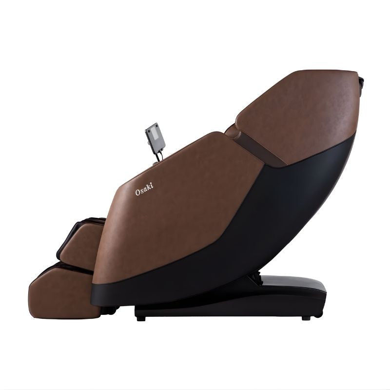 Osaki Ziva - Electric Chair Massager - Brown chair second left side view
