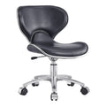 DIR Esperto Low Stool with Backrest - Black