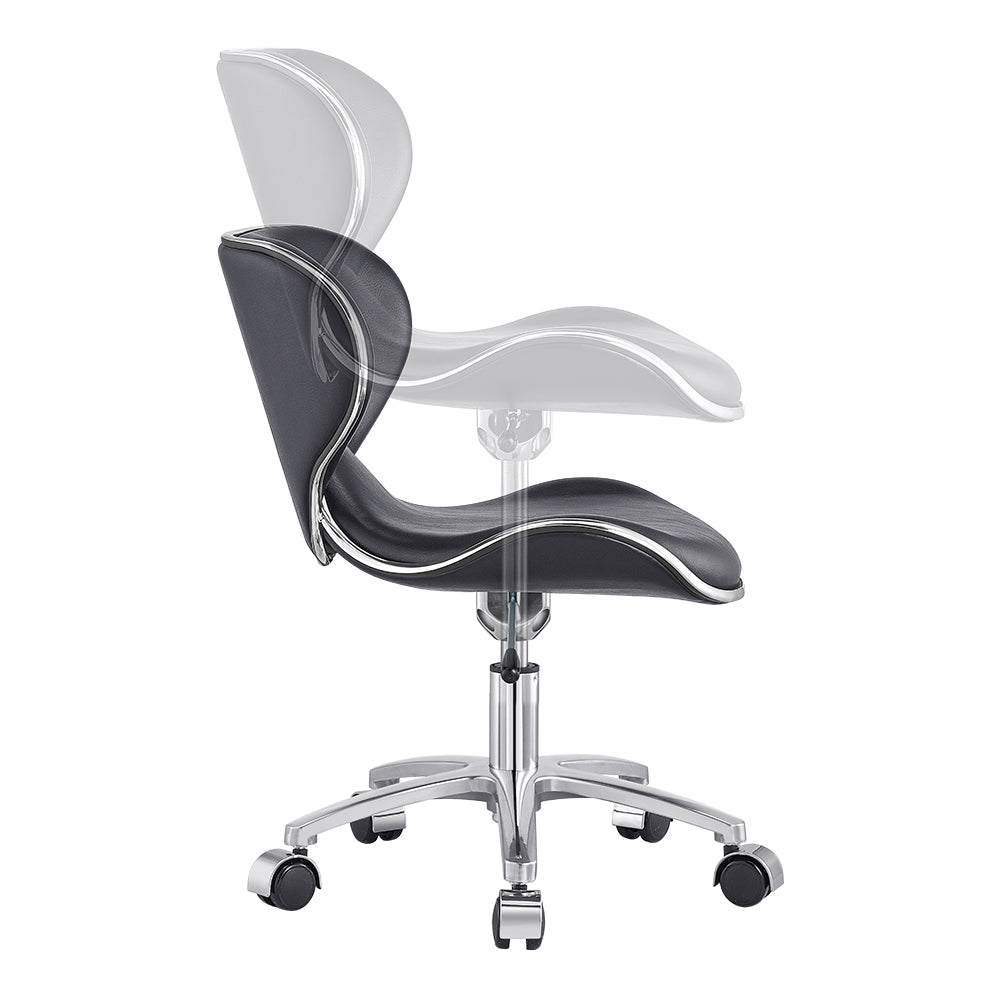 DIR Esperto Low Stool with Backrest