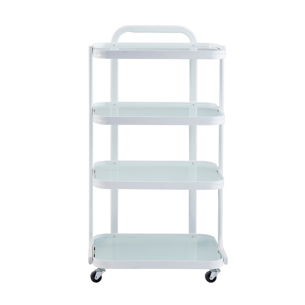 Professional DIR spa trolley cart with three-tier storage and smooth-rolling casters.