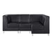 Seamless faux leather upholstery with high-density foam on Magic Cubo waiting couch
