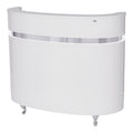 DIR Star Ferry LED Lighted Round Reception Desk - White