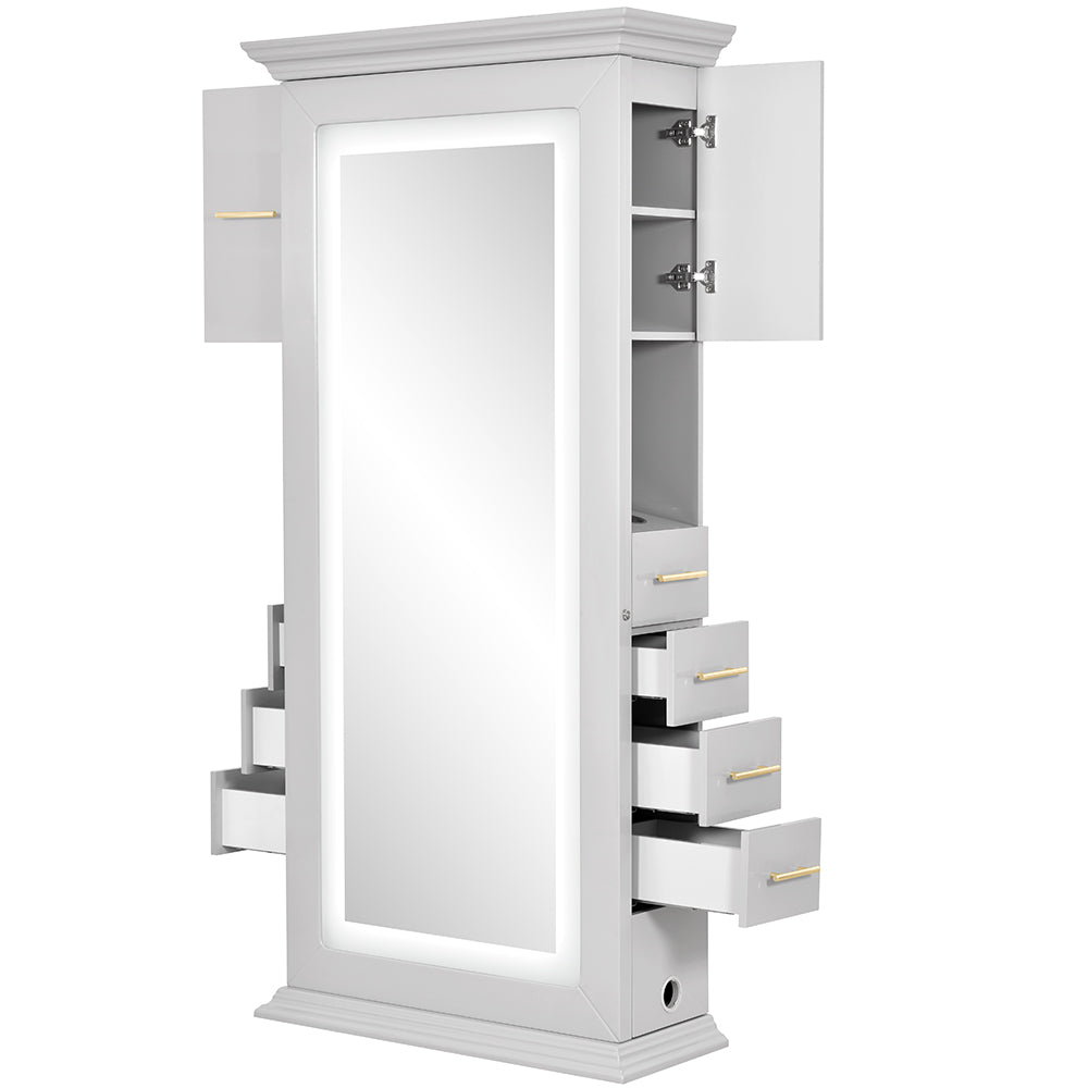 DIR Adonis Single LED Lighted Salon Styling Station