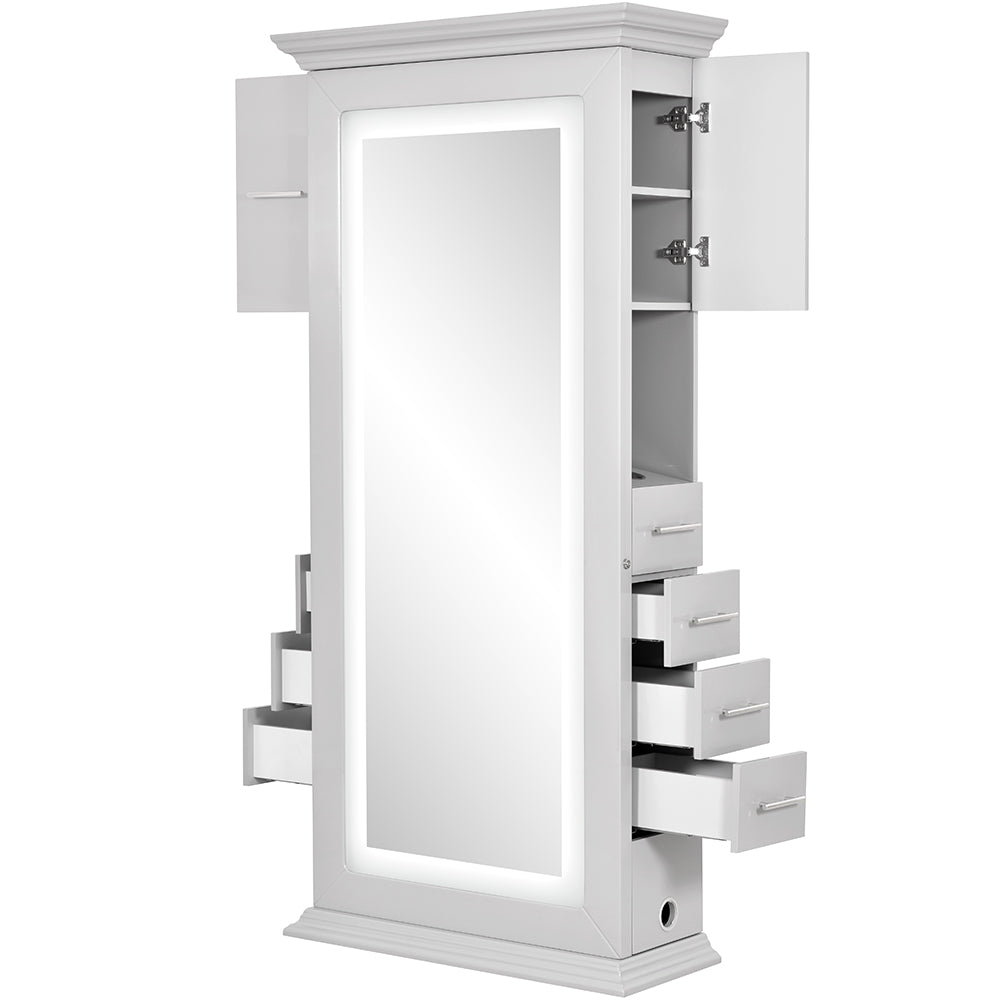 DIR Adonis Single LED Lighted Salon Styling Station