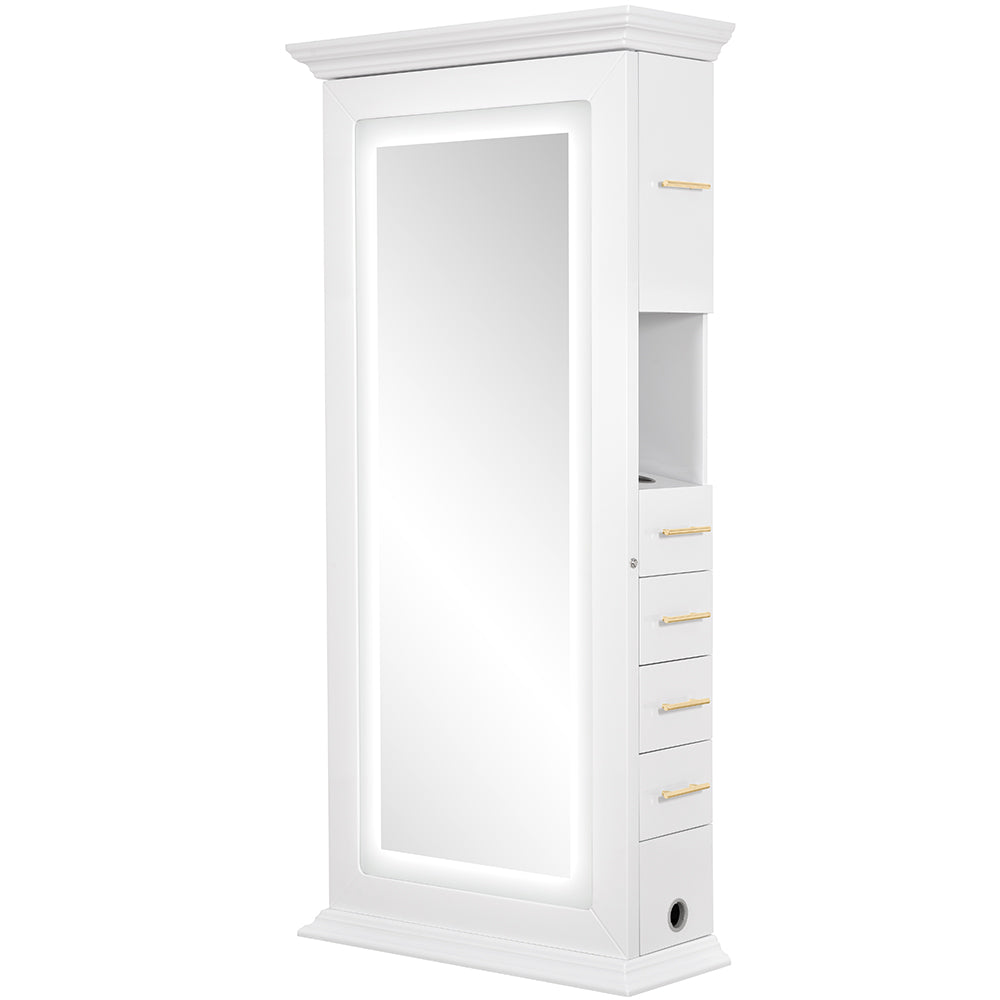 DIR Adonis Single LED Lighted Salon Styling Station
