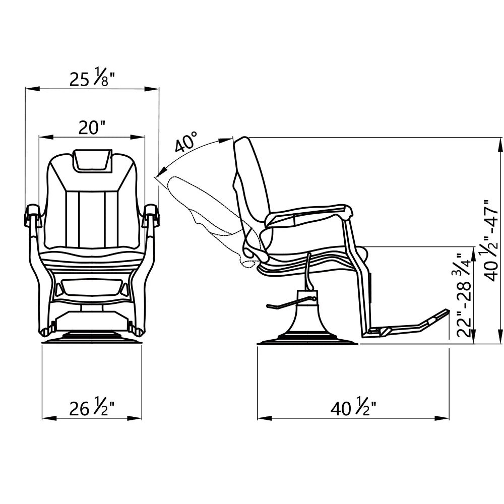 DIR Artura Modern Barber Chair