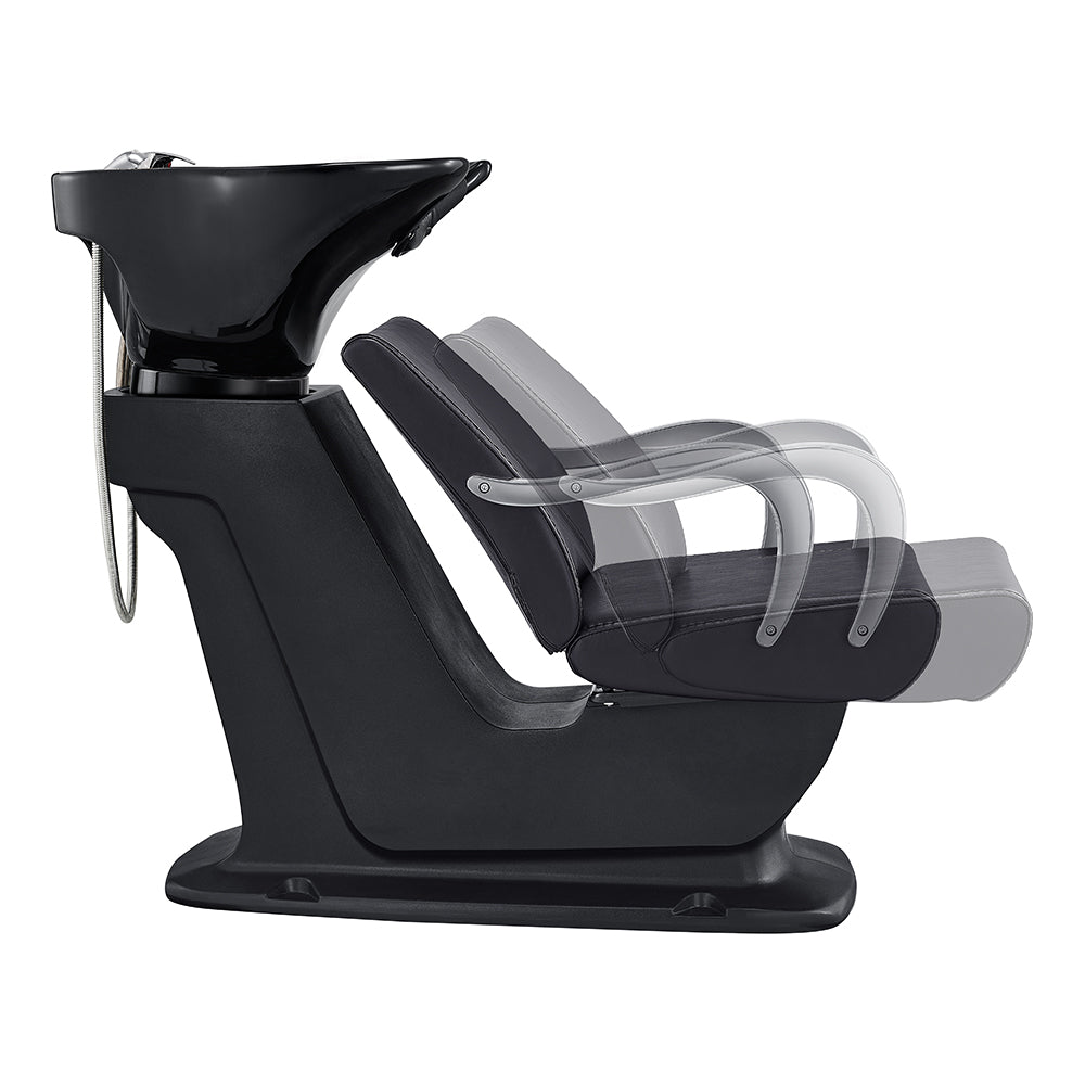 DIR Beckman Salon Shampoo Unit with Adjustable Seat
