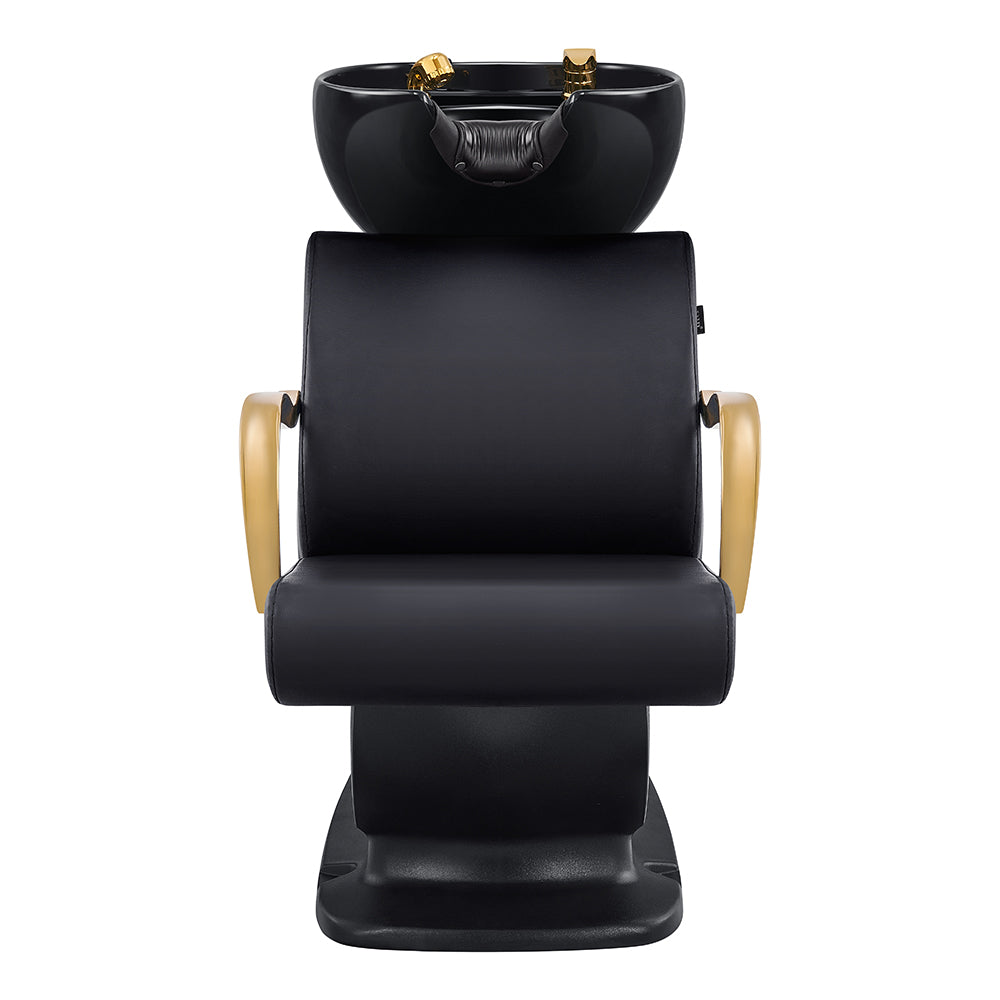 DIR Beckman Gold Shampoo Chair with Adjustable Seat