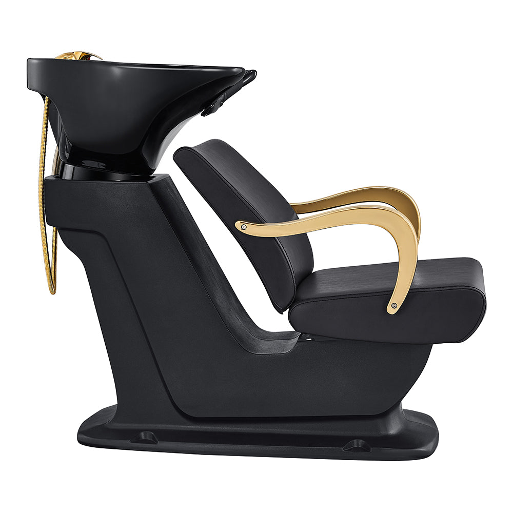 DIR Beckman Gold Shampoo Chair with Adjustable Seat