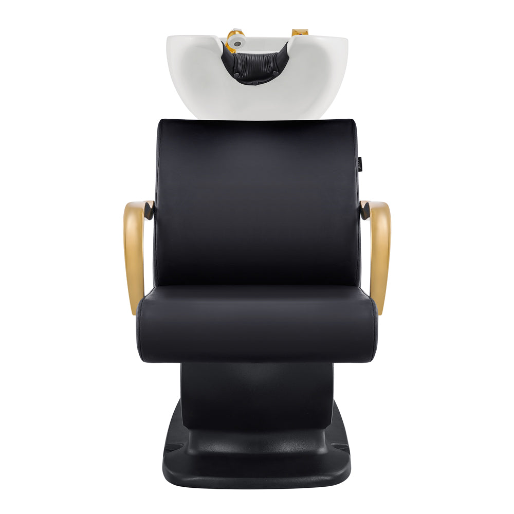 DIR Beckman Gold Shampoo Chair with Adjustable Seat
