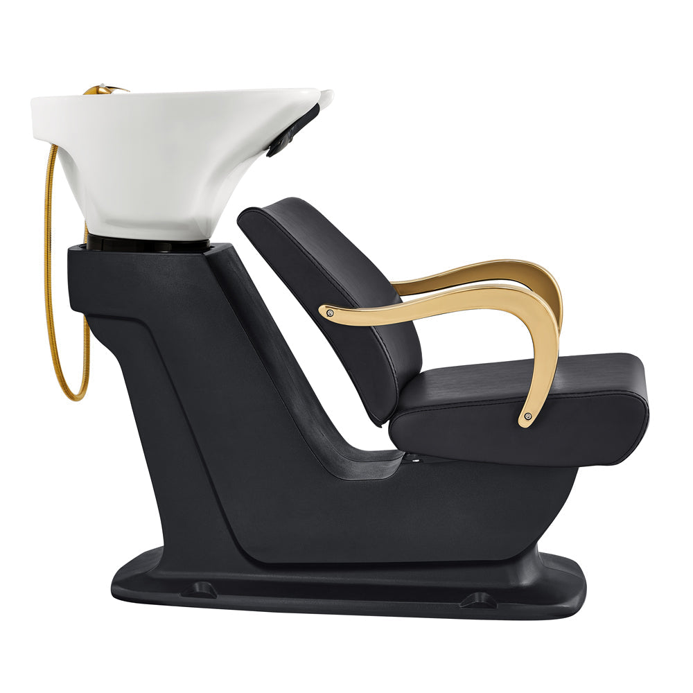 DIR Beckman Gold Shampoo Chair with Adjustable Seat