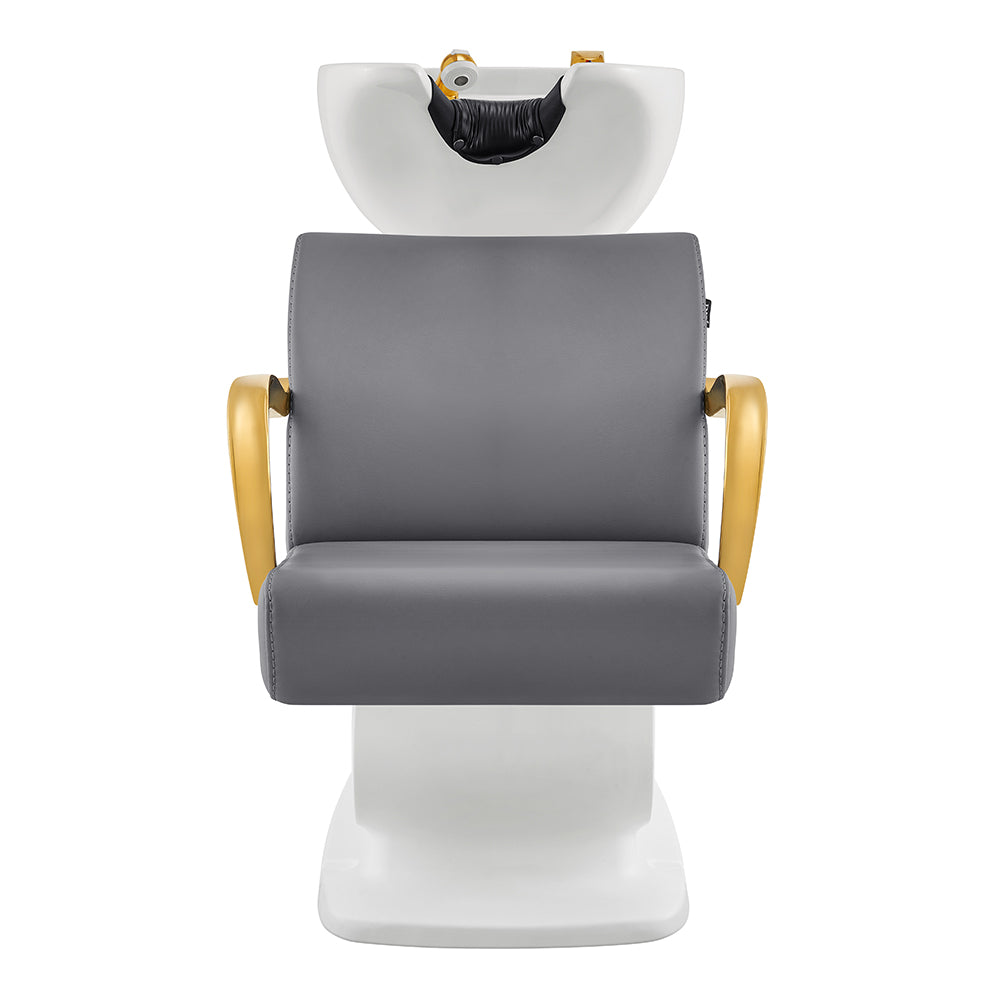 DIR Beckman Gold Shampoo Chair with Adjustable Seat