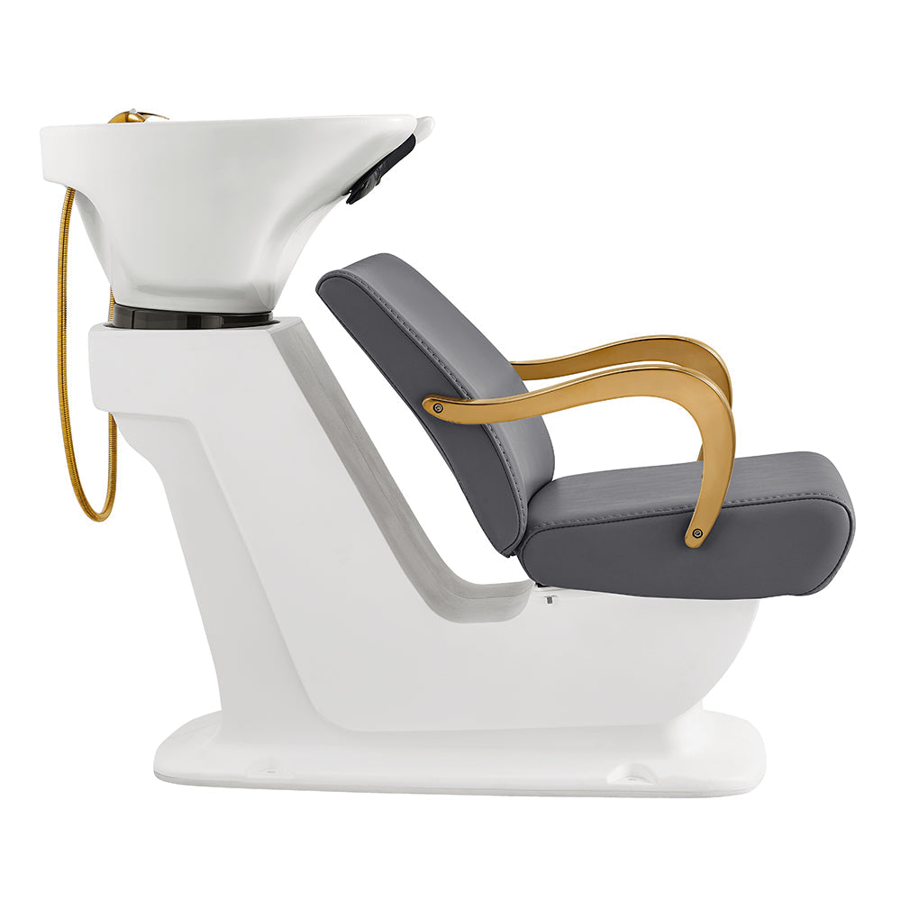 DIR Beckman Gold Shampoo Chair with Adjustable Seat