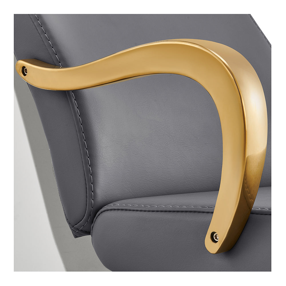 DIR Beckman Gold Shampoo Chair with Adjustable Seat