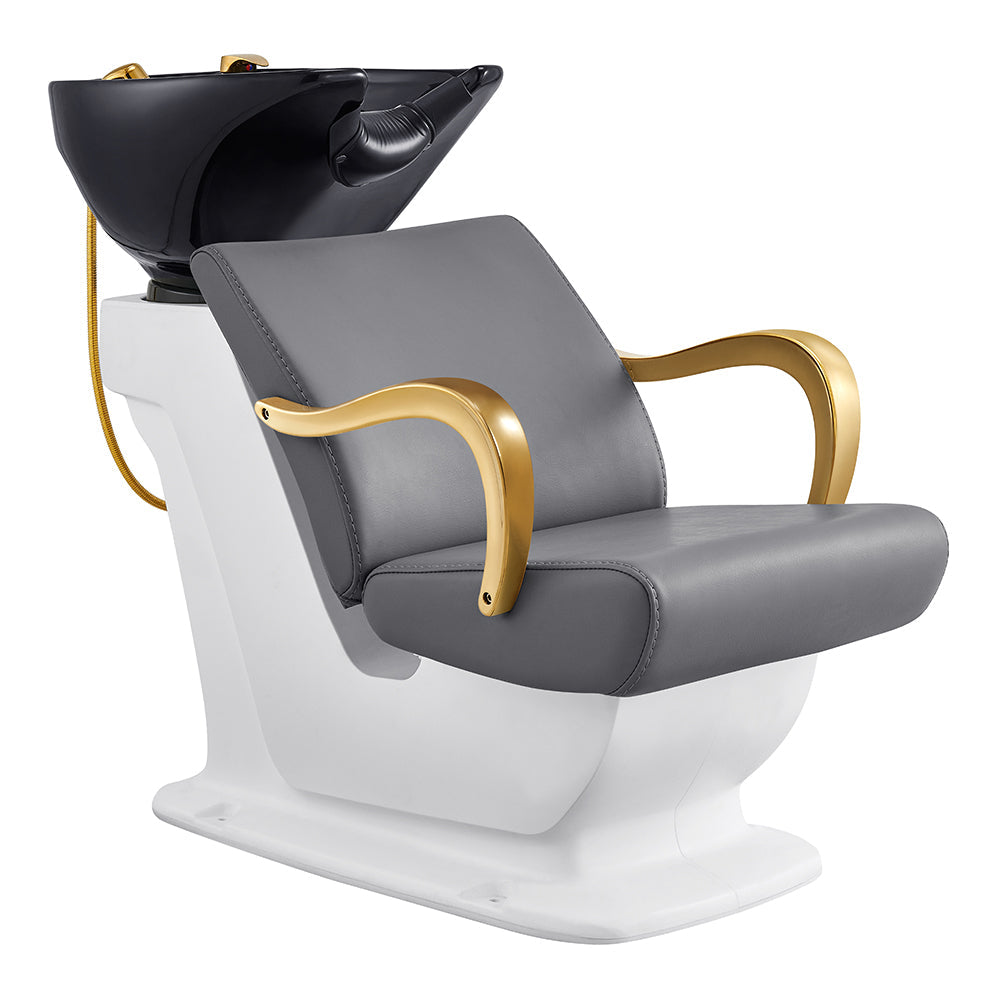 DIR Beckman Gold Shampoo Chair with Adjustable Seat