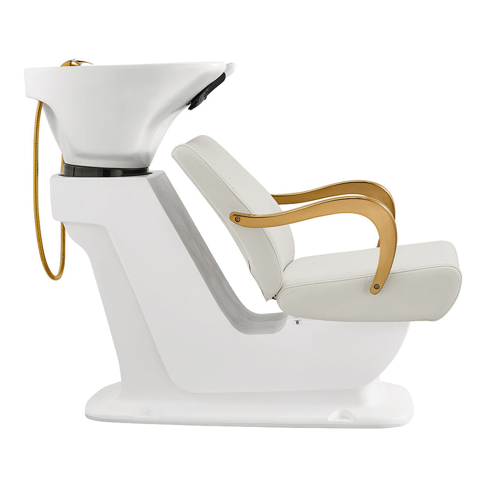 DIR Beckman Gold Shampoo Chair with Adjustable Seat