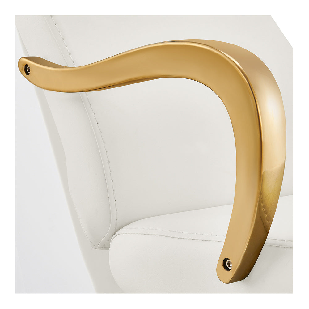 DIR Beckman Gold Shampoo Chair with Adjustable Seat