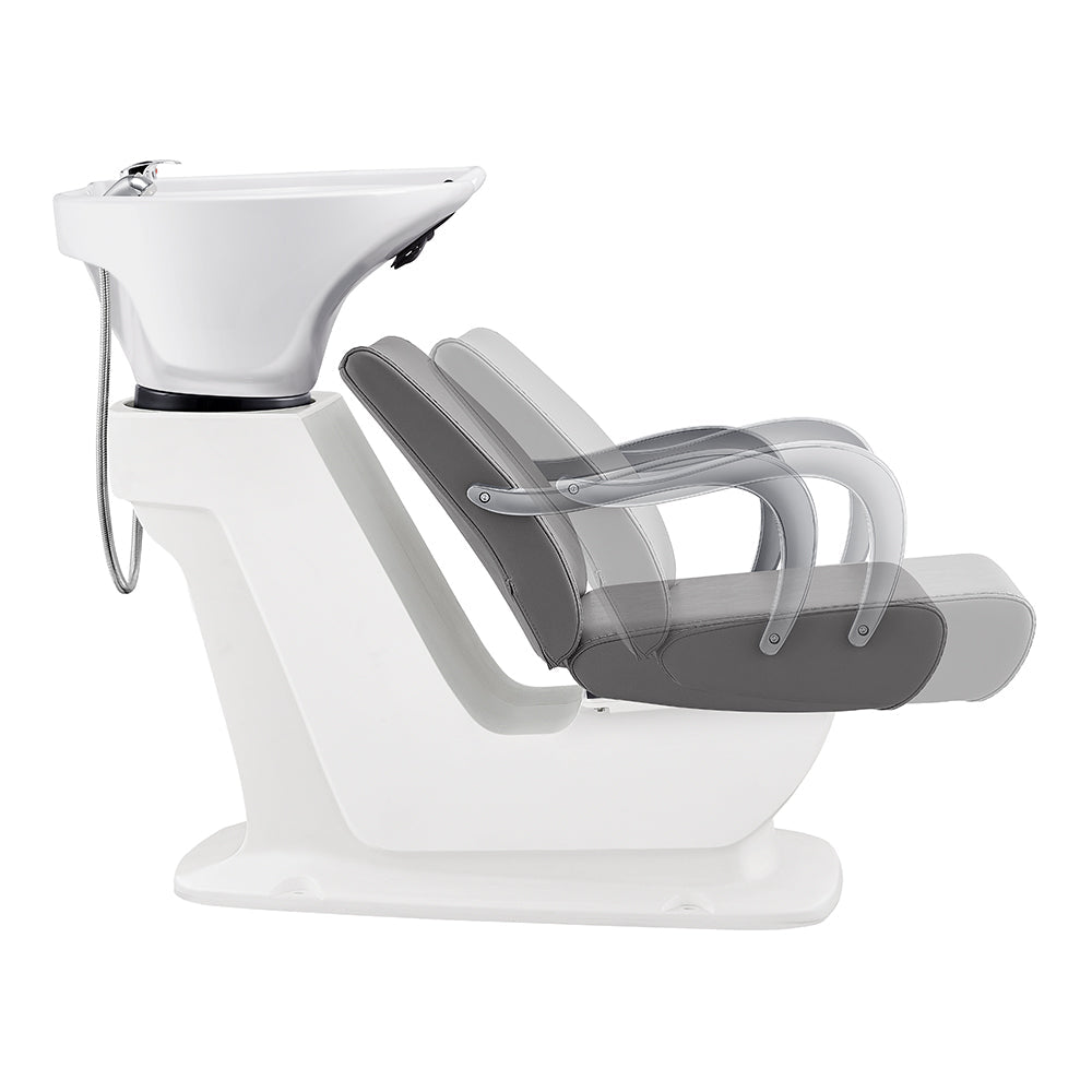 DIR Beckman Salon Shampoo Unit with Adjustable Seat