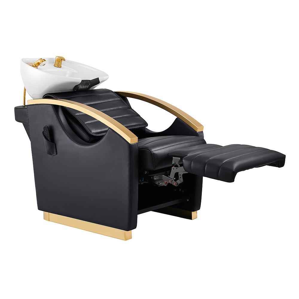 DIR Bella V Gold Reclining Salon Shampoo Massage Chairs