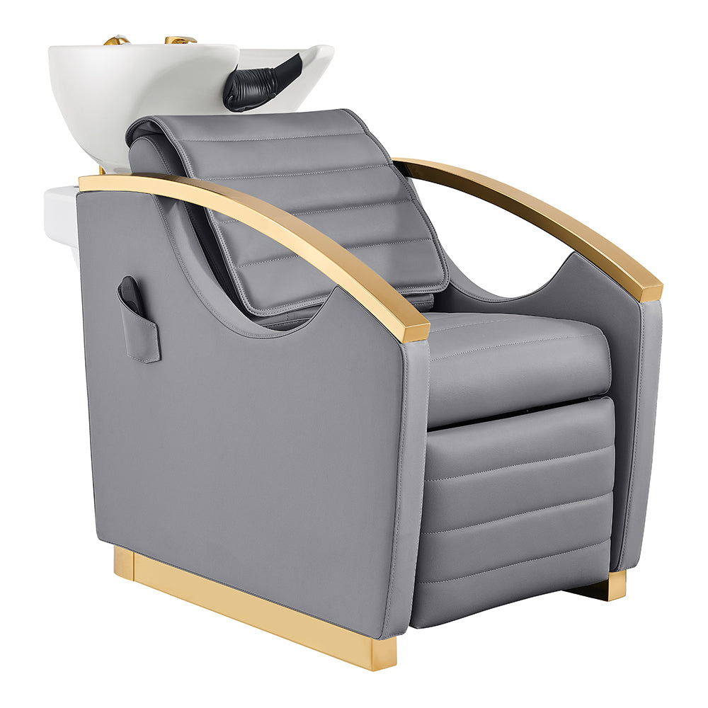 DIR Bella V Gold Reclining Salon Shampoo Massage Chairs