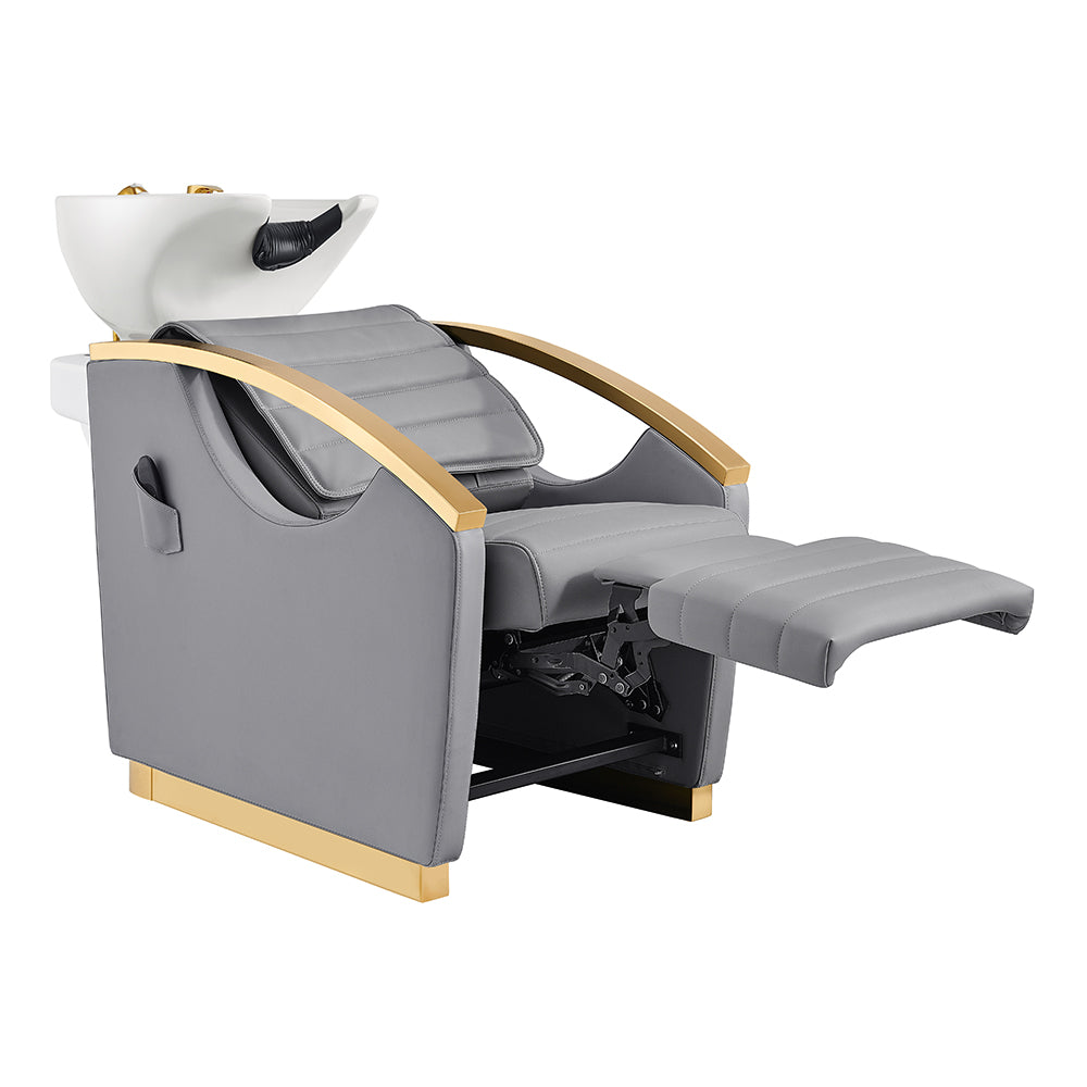 DIR Bella V Gold Reclining Salon Shampoo Massage Chairs