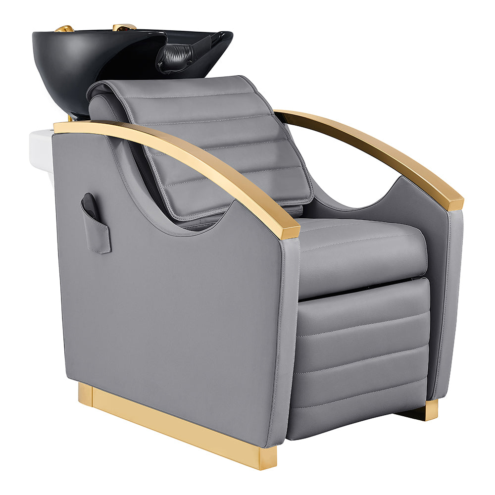 DIR Bella V Gold Reclining Salon Shampoo Massage Chairs