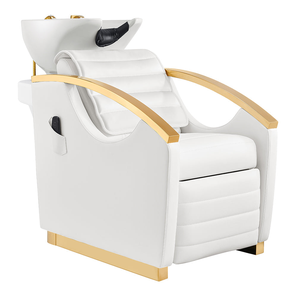 DIR Bella V Gold Reclining Salon Shampoo Massage Chairs